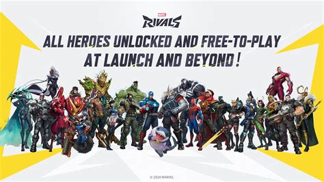 'Marvel Rivals' Set to Launch December 6th with All Heroes Free .